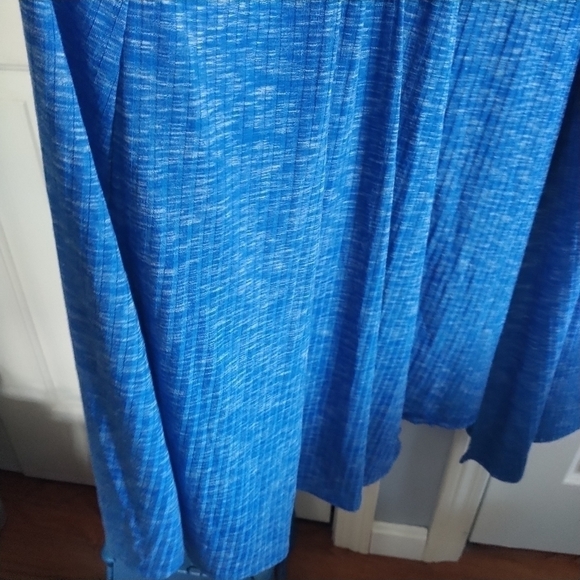 LuLaRoe Sarah L Elegant Blue Duster Cardigan Maxi L - Picture 3 of 15